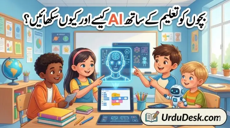 Kids Learning AI - UrduDesk
