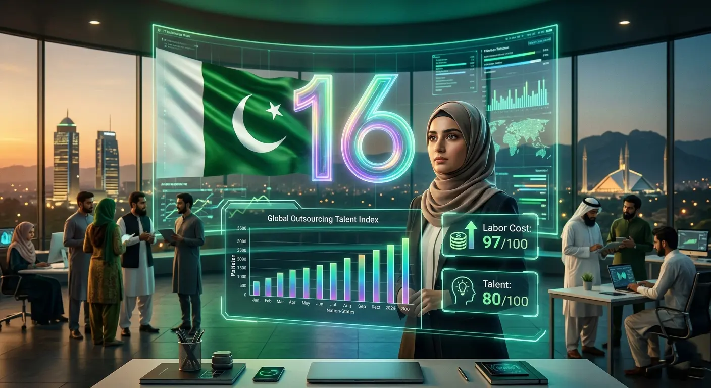 Pakistan ranks 16th in Global Outsourcing Talent Index 2026 by Ataraxis Management