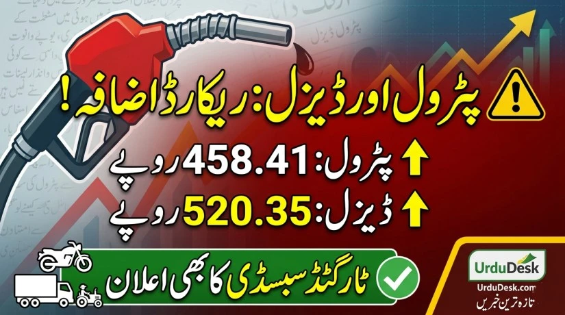 Petrol and Diesel new prices notification 2026 Pakistan with targeted subsidy details by UrduDesk.com
