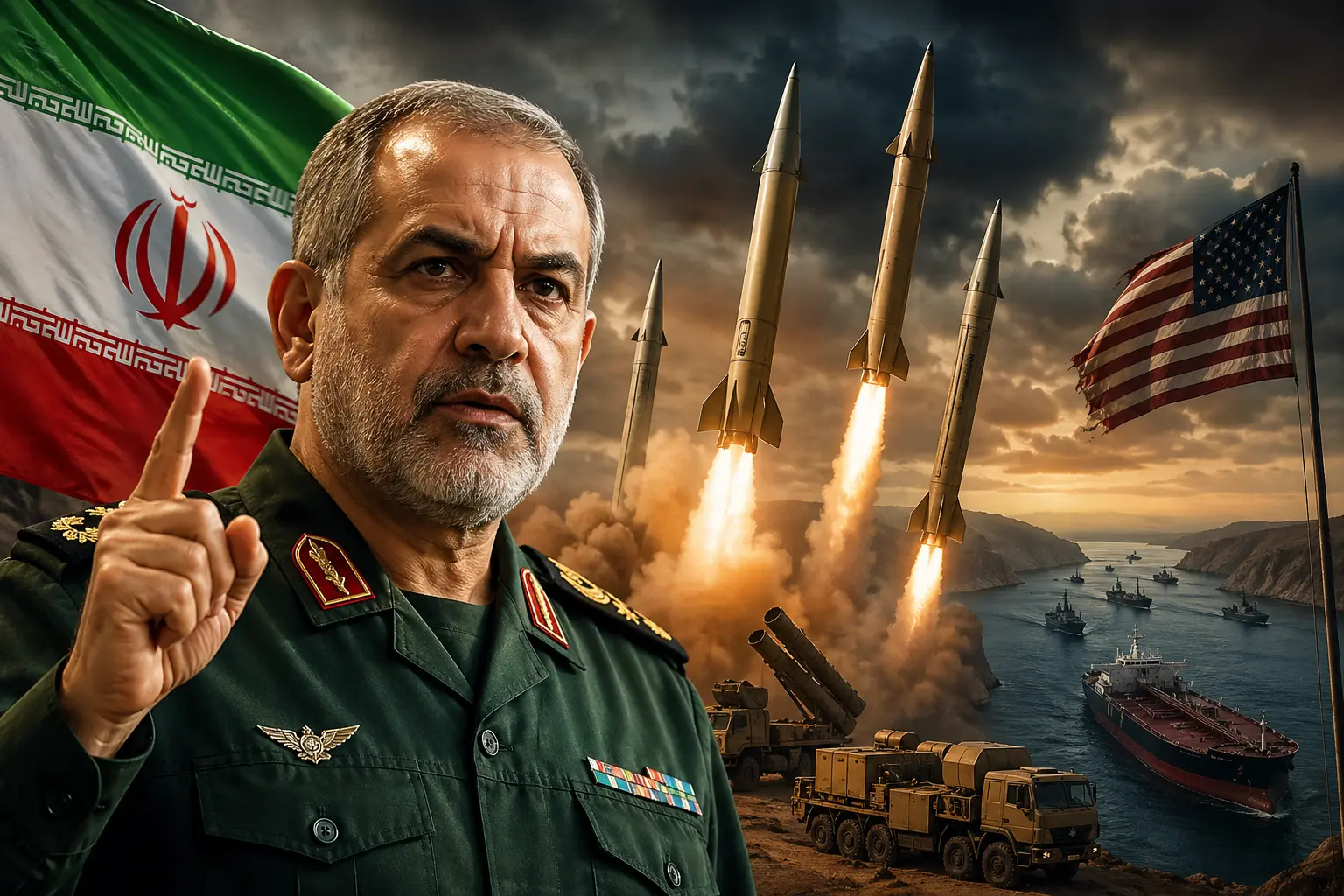 ایرانی بریگیڈیئر جنرل رضا طلائی کی پریس کانفرنس اور ایرانی میزائل سسٹم کی نمائش