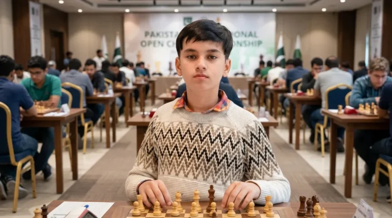 11-year-old Pakistani chess player Saad Jahangir winning Arena International Master title