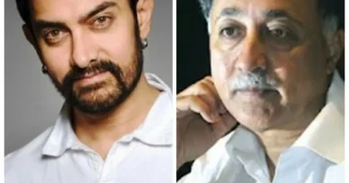 Bollywood actor Aamir Khan and director Mansoor Khan in a split image for UrduDesk.com news.