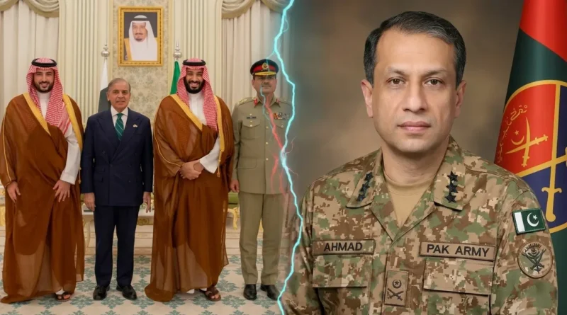DG ISPR Lt Gen Ahmed Sharif Chaudhry talking about Pak-Saudi strategic defense relations and protection of Harmain Sharifain.