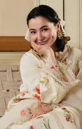Pakistani actress Hania Aamir's original identity card photo on Instagram profile
