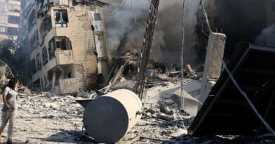 Rescue operations in Southern Lebanon after Israeli airstrikes, 31 martyred.
