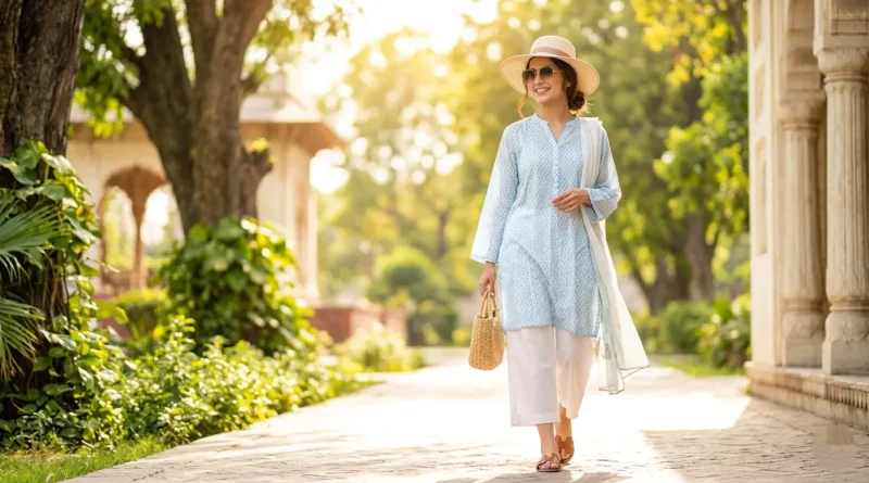 جون کے مہینے میں گرمیوں کا روایتی اور اسٹائلش لباس