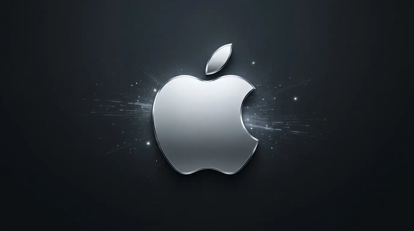 A fresh red apple on a clean background used as a conceptual thumbnail for technology and birth rate news