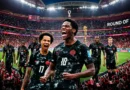 Canada football team celebrating goal against South Africa in FIFA World Cup