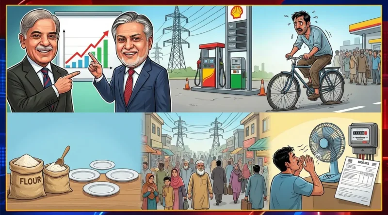 حکومت کی مہنگائی اور عوامی فٹنس پر طنزیہ خبرِ مذاق کا تھمب نیل