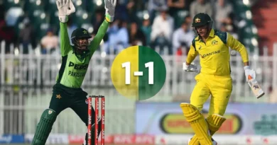 دوسرے ون ڈے میں آسٹریلیا کی پاکستان کو 41 رنز سے شکست، سیریز برابر