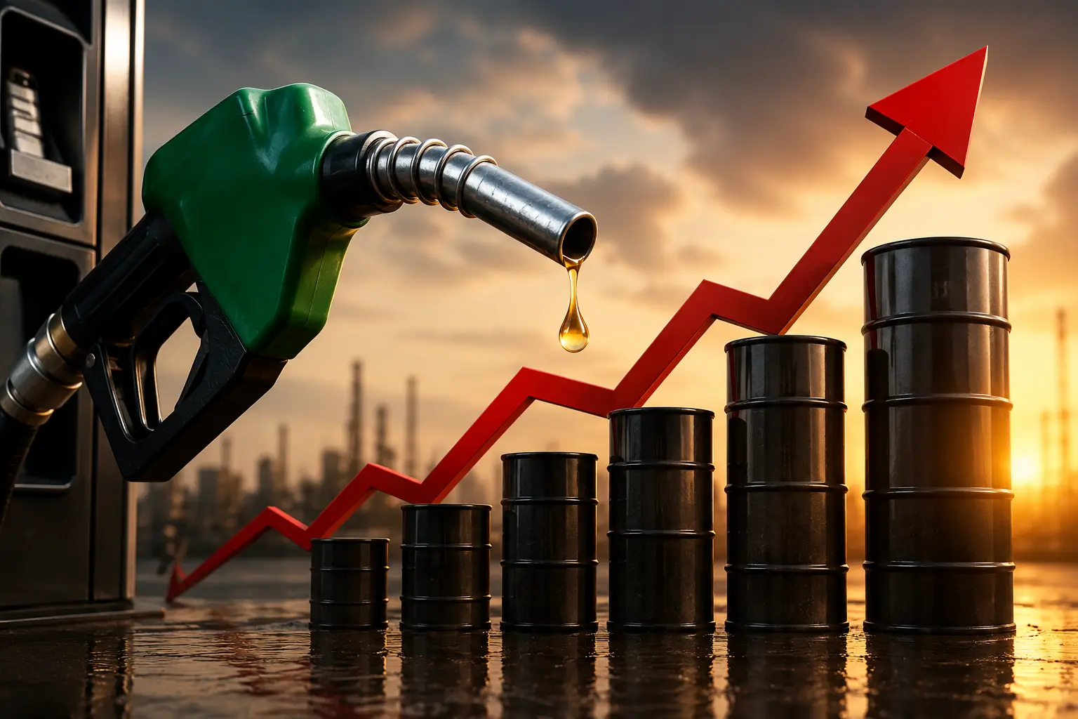 Chart showing continuous increase in petrol and diesel prices in Pakistan July 2026
