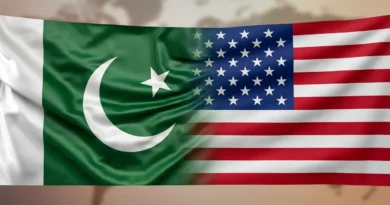 Pakistan and United States flags representing $10 billion Exchange Stabilization Facility request