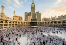مسجد الحرام میں عمرہ زائرین کا ہجوم اور خانہ کعبہ کا خوبصورت منظر