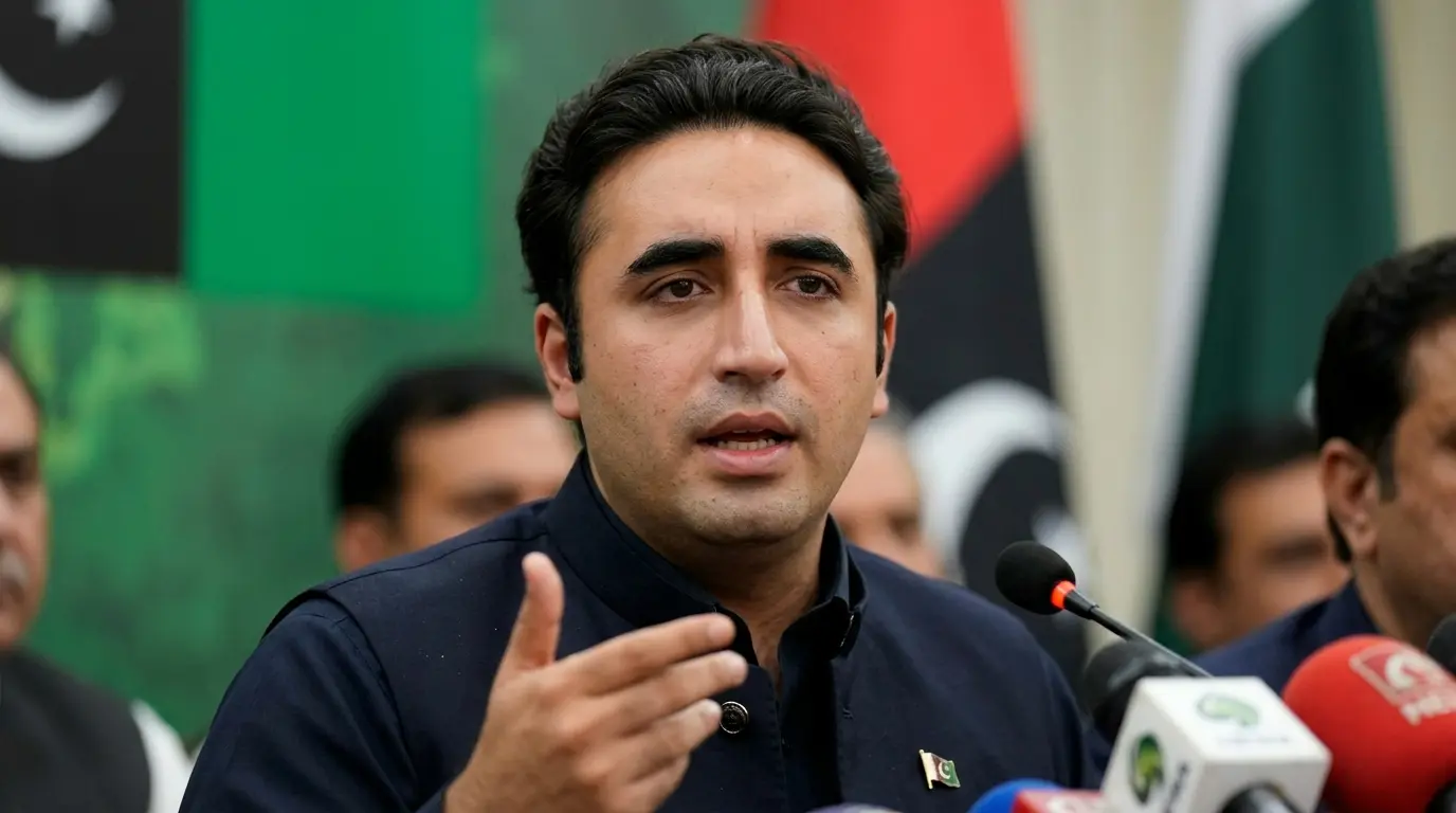Bilawal Bhutto Zardari clarifying engagement and marriage rumors during a recent media interaction