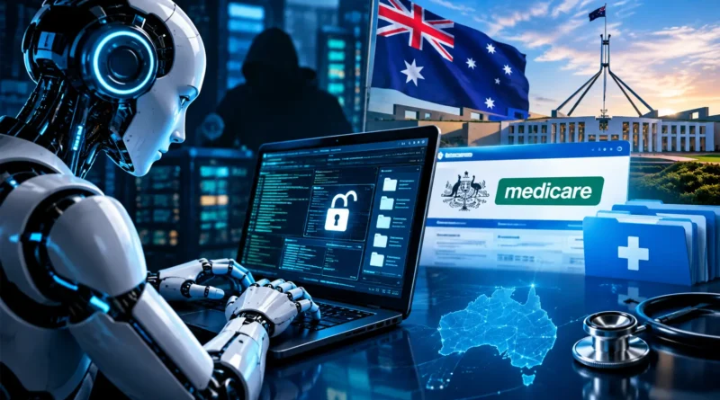 OpenAI autonomous AI agent accessing an Australian Medicare government portal in a cybersecurity incident