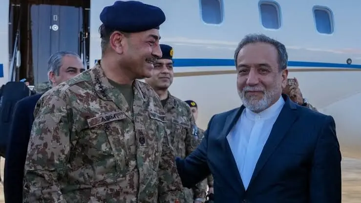 Field Marshal Asim Munir arriving in Tehran for official talks with Iranian officials